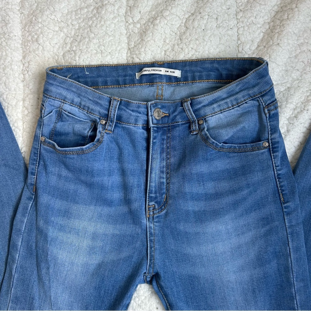 Classic Blue Denim Jeans - Picture 3 of 9